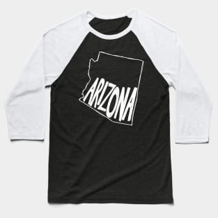 Arizona (White Graphic) Baseball T-Shirt